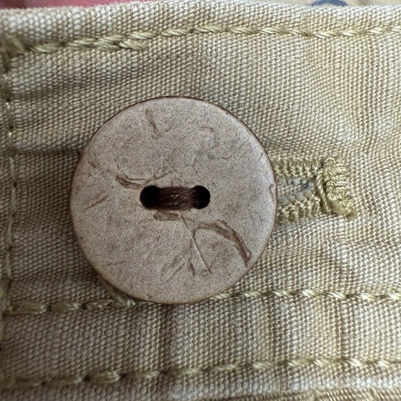 EUC Men's EDDIE BAUER Tan Cargo 11" Shorts Many Pockets | Size 30 - Picture 5 of 10